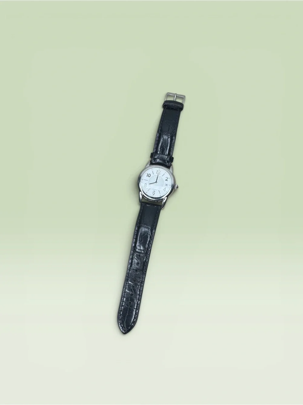 Coach Carlyle Croc Embossed Watch